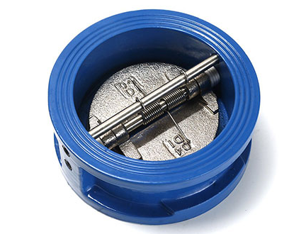 Vàlvula de retenció d'hòstia de doble placa Vàlvula de papallona Pn 10/Pn16 amb molla per a la indústria marítima i la indústria