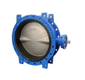 Seient reemplaçable/revestiment solt EPDM/NBR segell folrat de cautxú vàlvula de papallona de connexió de doble brida per a aigua